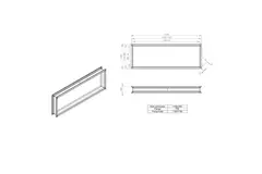 Flexibel anslutning 1100 x 350 - VS 11035