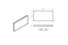 Flexibel anslutning 1200 x 600 - VS 12060