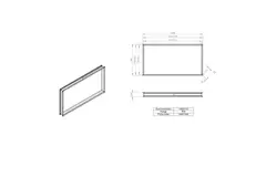 Flexibel anslutning 1400 x 700 - VS 14071