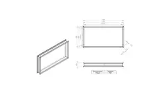 Flexibel anslutning 1000 x 500 - VS 10050