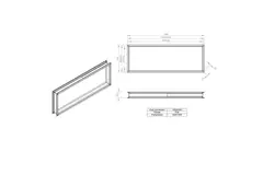 Flexibel anslutning 1200 x 400 - VS 12040