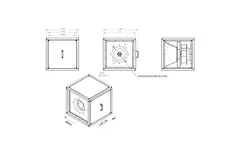 Boxfläkt motor externt luftflöde - MPC T 400 D4 I K 01