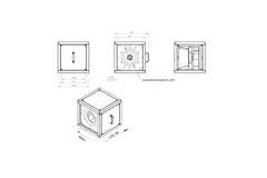 Boxfläktmotor externt luftflöde - MPC T 315 D2 I K 01