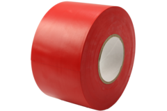 PVC-tejp röd 50 mm bred - rulle 33 m