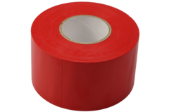 PVC-tejp röd 50 mm bred - rulle 33 m