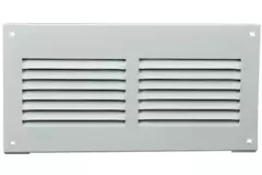Rektangulärt spårgaller, metall 200x1050, vit  - MR2010