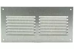 Rektangulärt spårgaller, metall 200x100 zink - MR2010ZN
