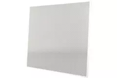 Perforerad takplatta 600 x 600 mm för infällning i systemtak - RAL9010