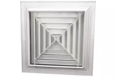 Spaltdiffusor med 4-sidig luftfördelning MDCD4-300/445 - RAL9016