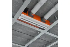 Ergovent ramlöst galler 500 mm med anslutningsdiameter 75 mm - standard