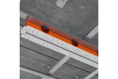 Ergovent ramlöst spaltdiffusor 600 mm med anslutningsdiameter 75 mm - profil