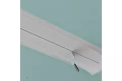 Ergovent ramlöst spaltdiffusor 600 mm med anslutningsdiameter 75 mm - profil