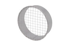 Rörgaller diameter 250 mm 90 grader (sendzimirförzinkat) RAL7035
