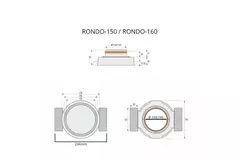 Ergovent inspacklingsbar luftventil rund 160 mm