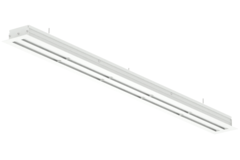 Linjediffusor aluminium med 3 justerbara mönsterblad - 500 mm - RAL 9016
