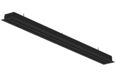 Linjediffusor aluminium med 3 justerbara mönsterblad - 500 mm - RAL 9005