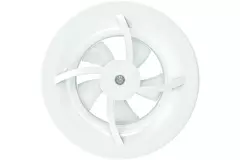 Solara badrumsfläkt med värmeväxlare - 100 mm diameter - matt vit