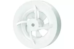 Solara badrumsfläkt med värmeväxlare - 100 mm diameter - matt vit