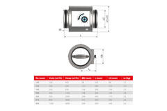 Rund CAV Konstantvolymregulator dubbelväggig diameter 400 mm