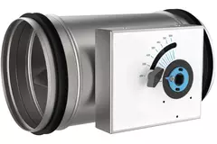 Rund CAV Konstantvolymregulator enkelväggig diameter 125 mm
