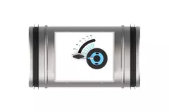 Rund CAV Konstantvolymregulator enkelväggig diameter 125 mm