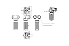 Vent-Axia Uniflexplus ventilsamlare 2 x Ø90 mm - Ø125 mm