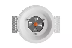Ergovent, infällbar ramlös ventilationsventil, rund, 125 mm – med Coanda-effekt