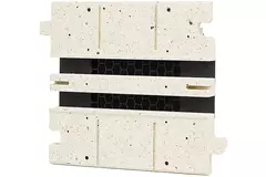 Ergovent mellansektion för modulära plug-in-spaltdiffusorer 200 mm - 2 spår