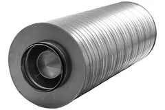 Spiro-SAFE premium ljuddämpare diameter 500 mm - längd 900 mm med kärna (100 mm isolering)