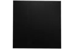 Perforerad takplatta 600 x 600 mm för infällning i undertak - RAL9005 30% glans