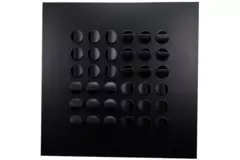 Multinozzle takdiffusor 596x596 mm - MN36 RAL9005 30% glans