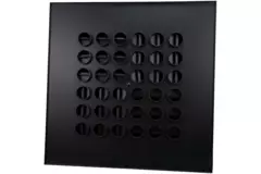 Multinozzle takdiffusor 596x596 mm - MN36 RAL9005 30% glans