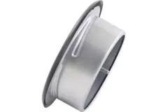 Ventilationsventil 200 mm metall - S-DVS200 RAL9005 30% glansig