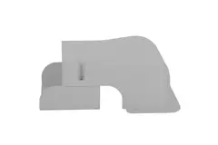 ClimaConnect vägglock för monteringskanal 100 mm - RAL 9010