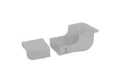 ClimaConnect vägglock för monteringskanal 100 mm - RAL 9010