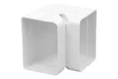 ClimaConnect inre böj för monteringskanal 75 mm - RAL 9010