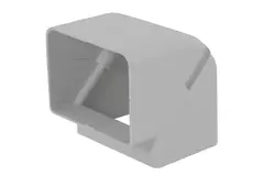 ClimaConnect utvändig böj för monteringskanal 75 mm - RAL 9010