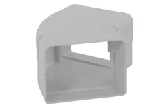 ClimaConnect 45° flat böj för monteringskanal 75 mm - RAL 9010