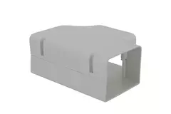 ClimaConnect T-stycke för monteringskanal 100 mm - RAL 9010