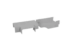 ClimaConnect T-stycke för monteringskanal 100 mm - RAL 9010