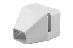ClimaConnect-ändstycke för monteringskanal 100 mm - RAL 9010