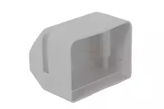 ClimaConnect-ändstycke för monteringskanal 75 mm - RAL 9010