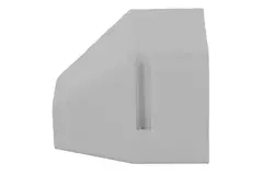 ClimaConnect-ändstycke för monteringskanal 75 mm - RAL 9010