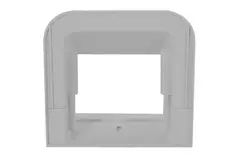 ClimaConnect väggrosett för monteringskanal 75 mm - RAL 9010
