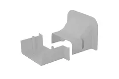 ClimaConnect väggrosett för monteringskanal 75 mm - RAL 9010