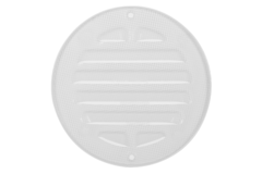 Utvändigt galler runt 200 mm aluminium - RAL9016