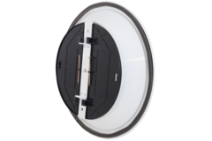 Takdiffusor rund med fast mönster Ø 200 mm - RAL9010