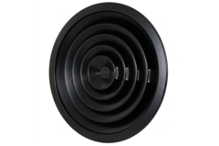 Takdiffusor rund med fast mönster Ø 300 mm - RAL9005 30% glans