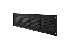 Väggdiffusor 300x100mm aluminium - RAL9005 30% glans