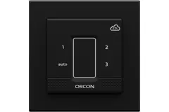 Lock svart för Orcon CO₂ infälld styrsensor 15RF